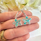 * Limited Edition * 925 sterling silver Bloom Star huggie earrings.