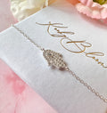 925 sterling silver Hamsa Bracelet.