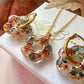 Ember Bloom flower earrings