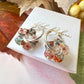 Ember Bloom flower earrings