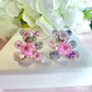 Bloom Teddy Bear 925 sterling silver stud earrings