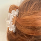 Large marble effect Scallop Hair Claw clip.