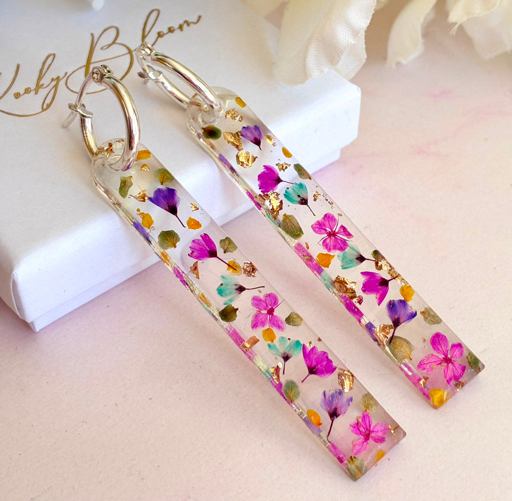 Tutti Frutti bloom drop Earrings.