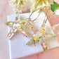 Starfish Seashell Gold hoop Earrings.
