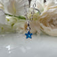 925 sterling silver Tiny CZ Star Necklace - Different colour options.