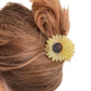 Sunflower claw Hair Clip.