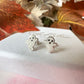 925 sterling silver Ghost stud earrings