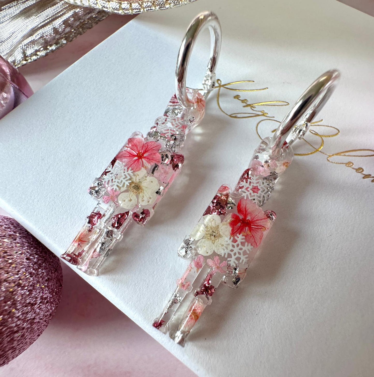 Sugar Plum Nutcracker bloom earrings
