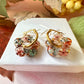 Ember Bloom flower earrings