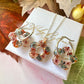 Ember Bloom flower earrings