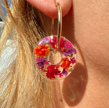 Autumn Fall Donut earrings.