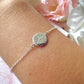 925 sterling silver Compass Bracelet.