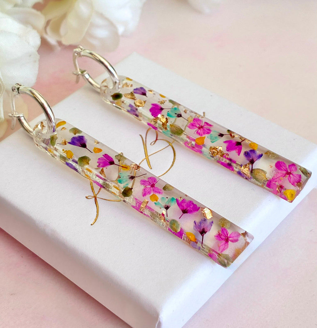 Tutti Frutti bloom drop Earrings.