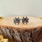 Kooky Kids Spider sterling silver earrings