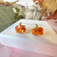 Tiny Bloom Pumpkin 925 sterling silver Studs