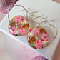 Ginger bread cottage bloom earrings