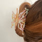 Extra Large Butterfly Hair Claw clip.