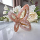 Large Pearl Pink Butterfly claw Hair Clip.