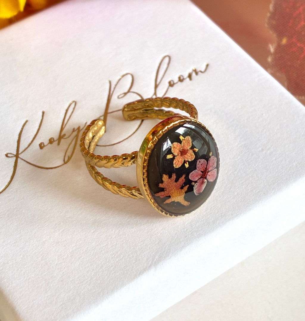 Gold Autumn Fall Ring.
