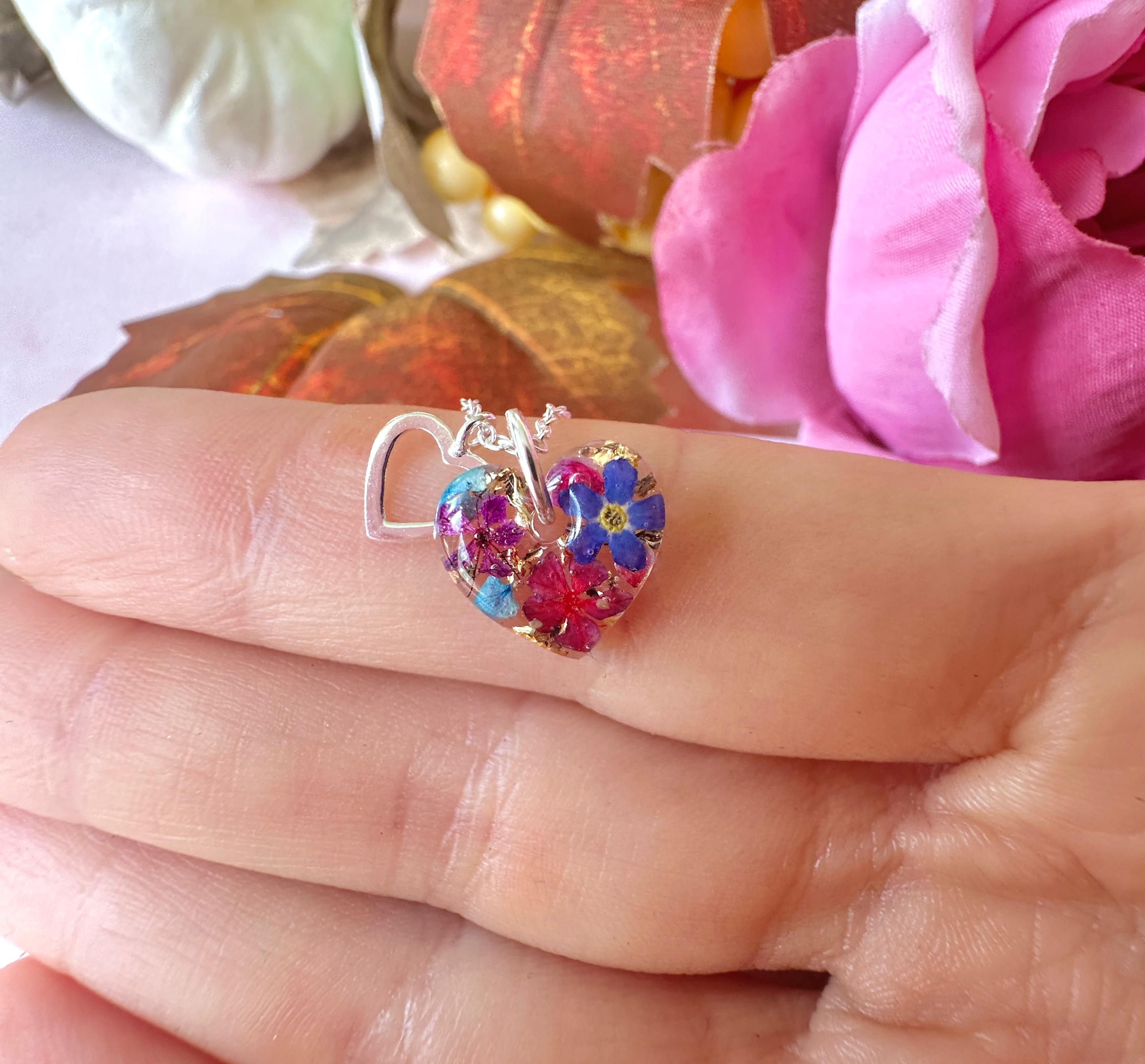 Twilight flower Heart 925 sterling silver bracelet