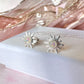 925 Sterling Silver Opal Sun stud earrings