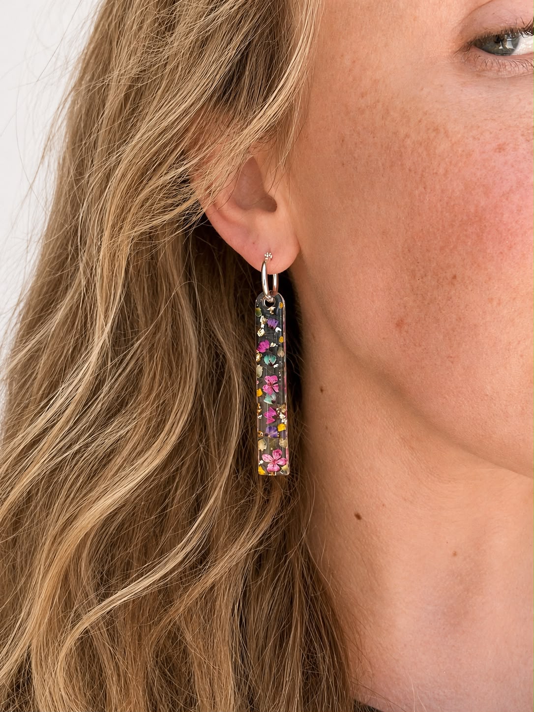 Tutti Frutti bloom drop Earrings.