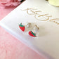 925 Sterling silver Strawberry stud earrings.