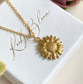 Gold Sunflower necklace
