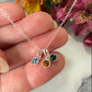 Sterling Silver Personalised Birthstone necklace